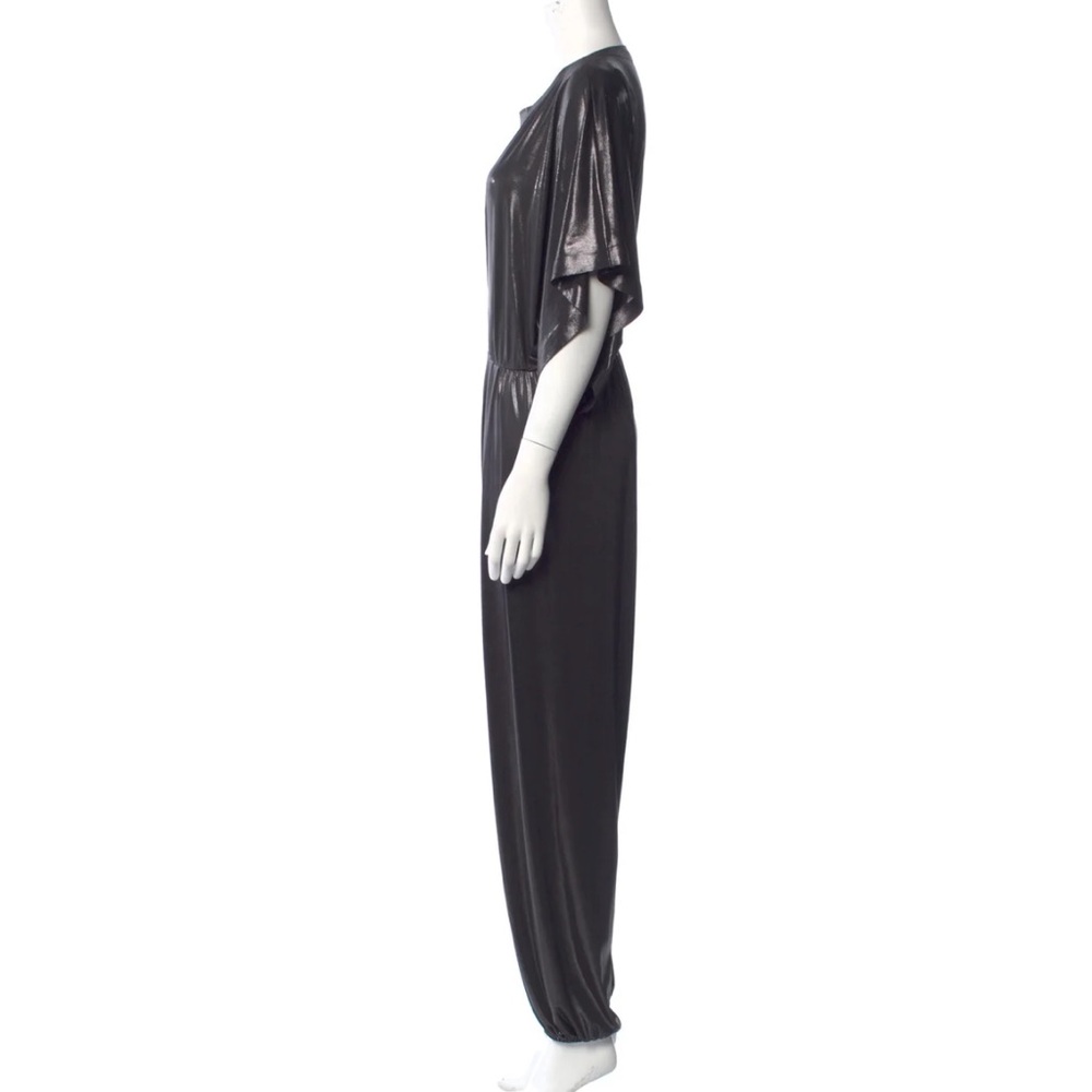 Norma Kamala Black Rectangle Jog Jumpsuit - Picture 6 of 7